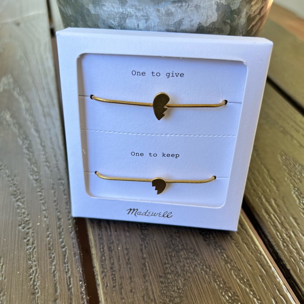 New Madewell friendship bracelets